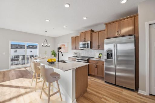 Photo for 2748 Kepler Avenue NE, Saint Michael, MN 55376 - listing #6820895 Kitchen *Photo of a previously built home of the same floorplan. Finishes/options may vary.