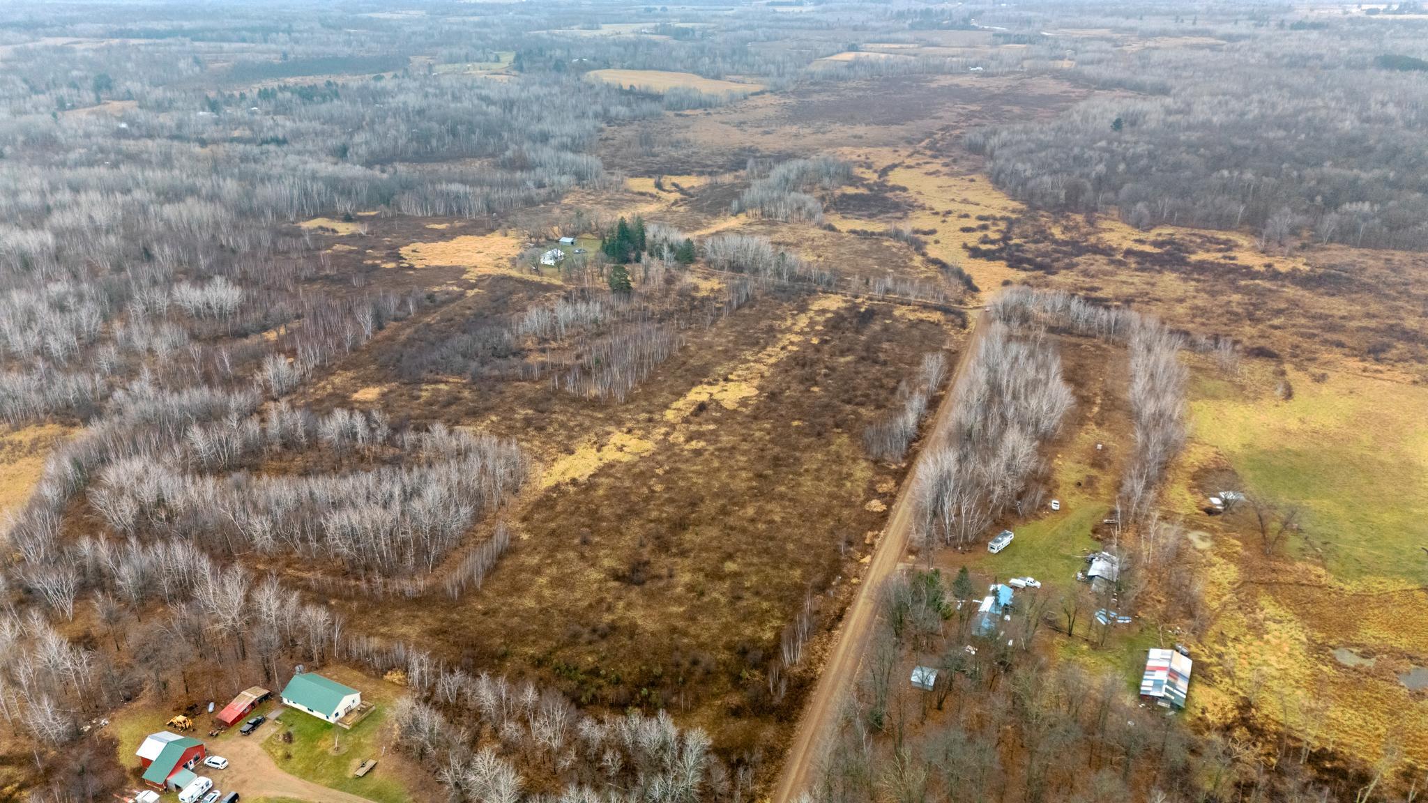 Looking S over the entire minor subdivision,