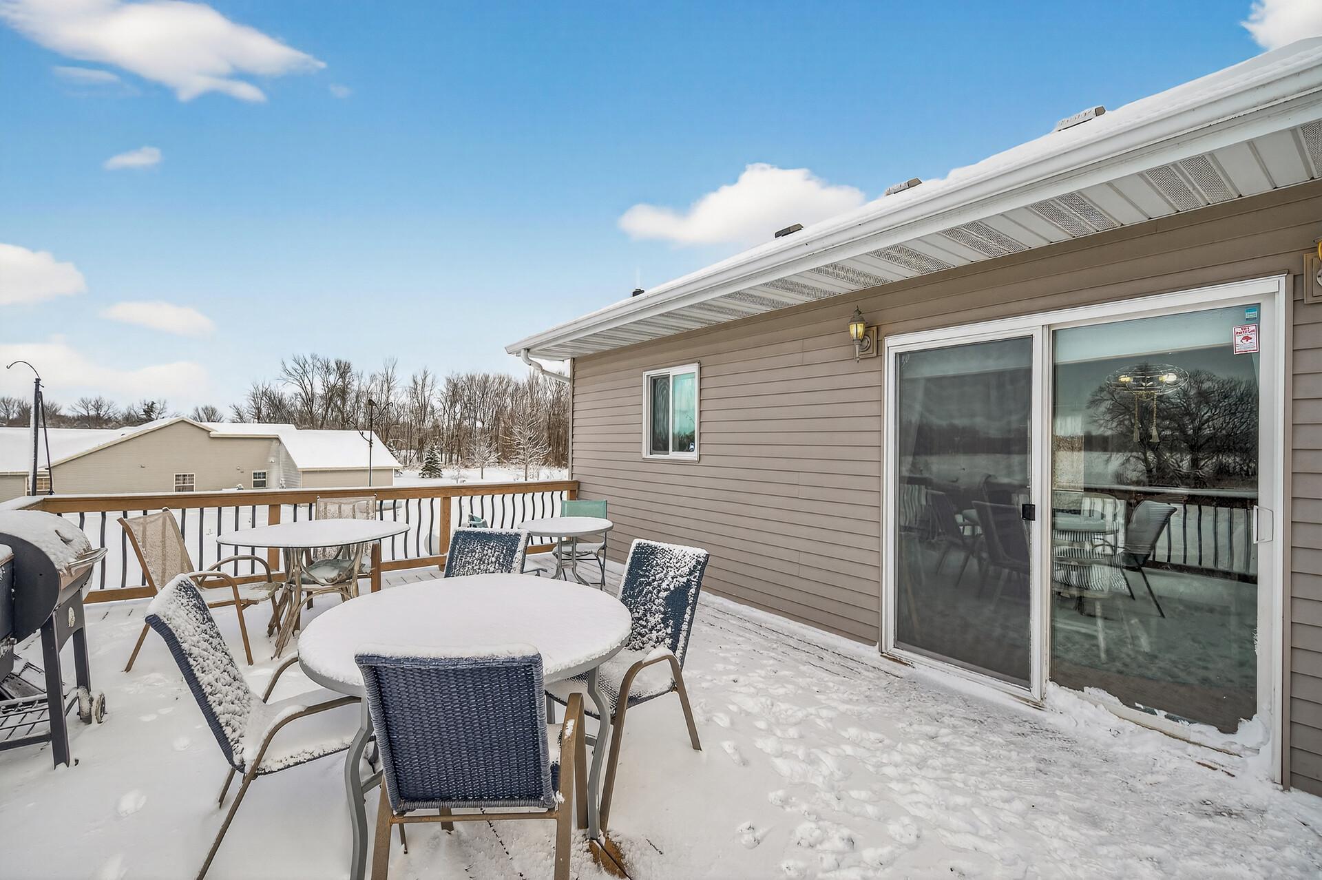 Deck off the dining room