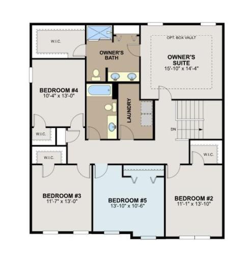 The 2nd floor has 5 beautiful bedrooms and 2 bathrooms and laundry room includes washer and dryer!