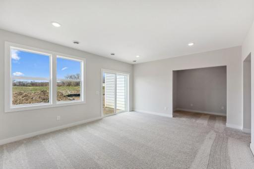 Lower Level WALKOUT Rec Room.