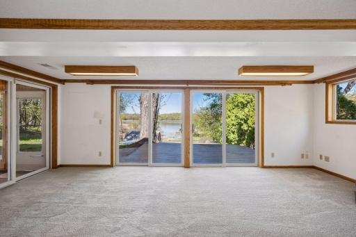 A view from the family room in the lower level.