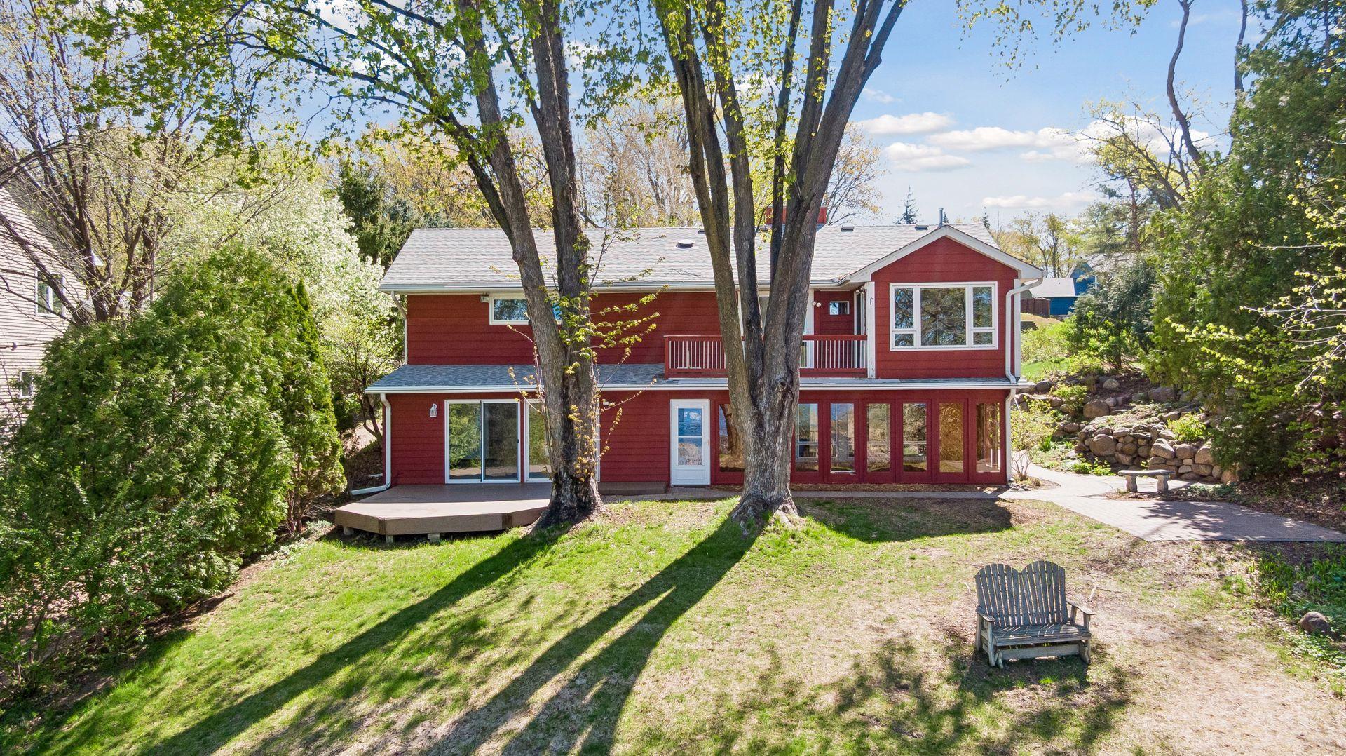 A snapshot of the back of the home.