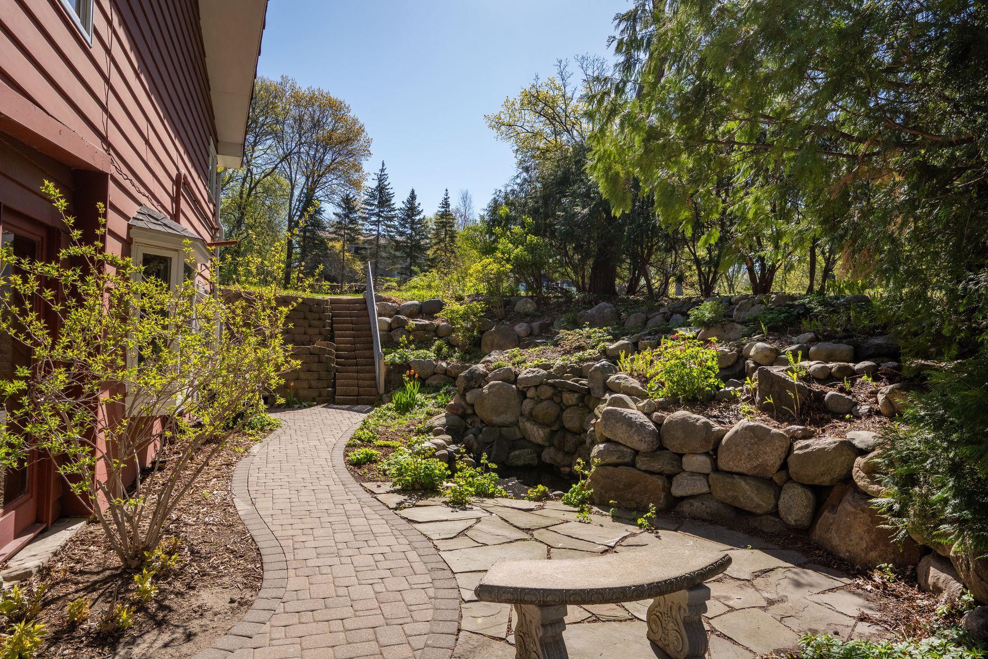 Just off the kitchen is the water feature to enjoy.