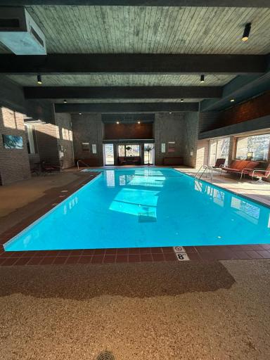 Indoor Pool is being totally renovate. Windows to left are to view pool from Community Room.