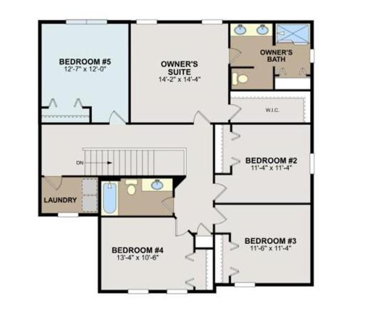This Richmond Second Floor has been upgraded to a 5 bedroom, 2 bath on the upper level. These bedrooms are all spacious!