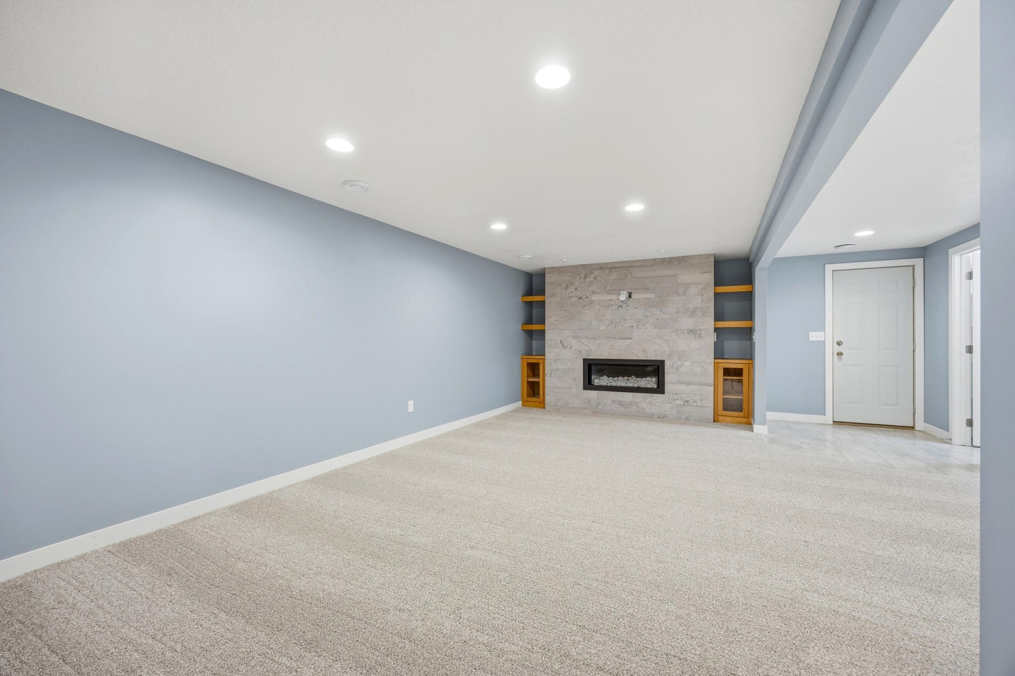 Lower level family room