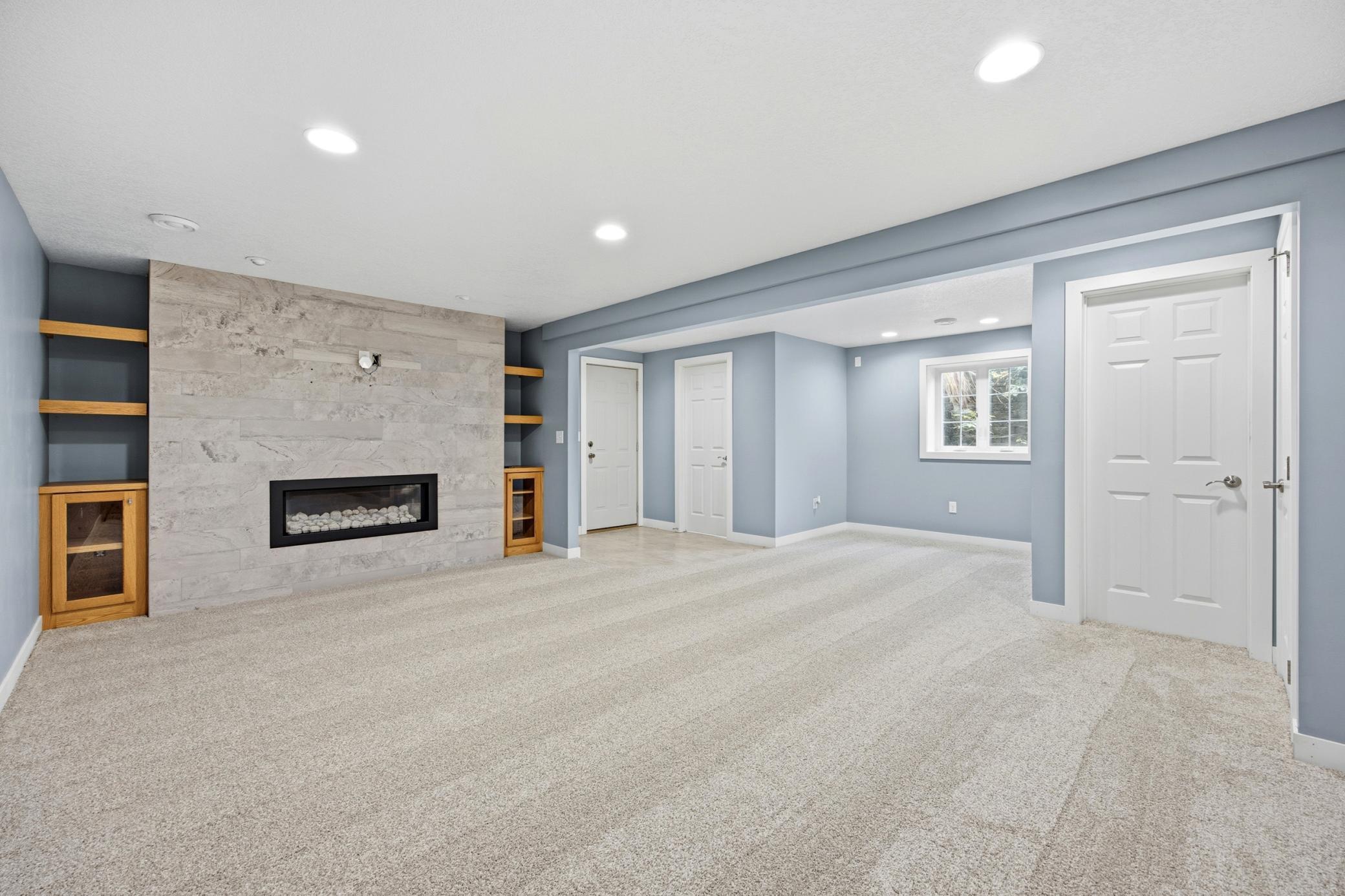 Lower level family room