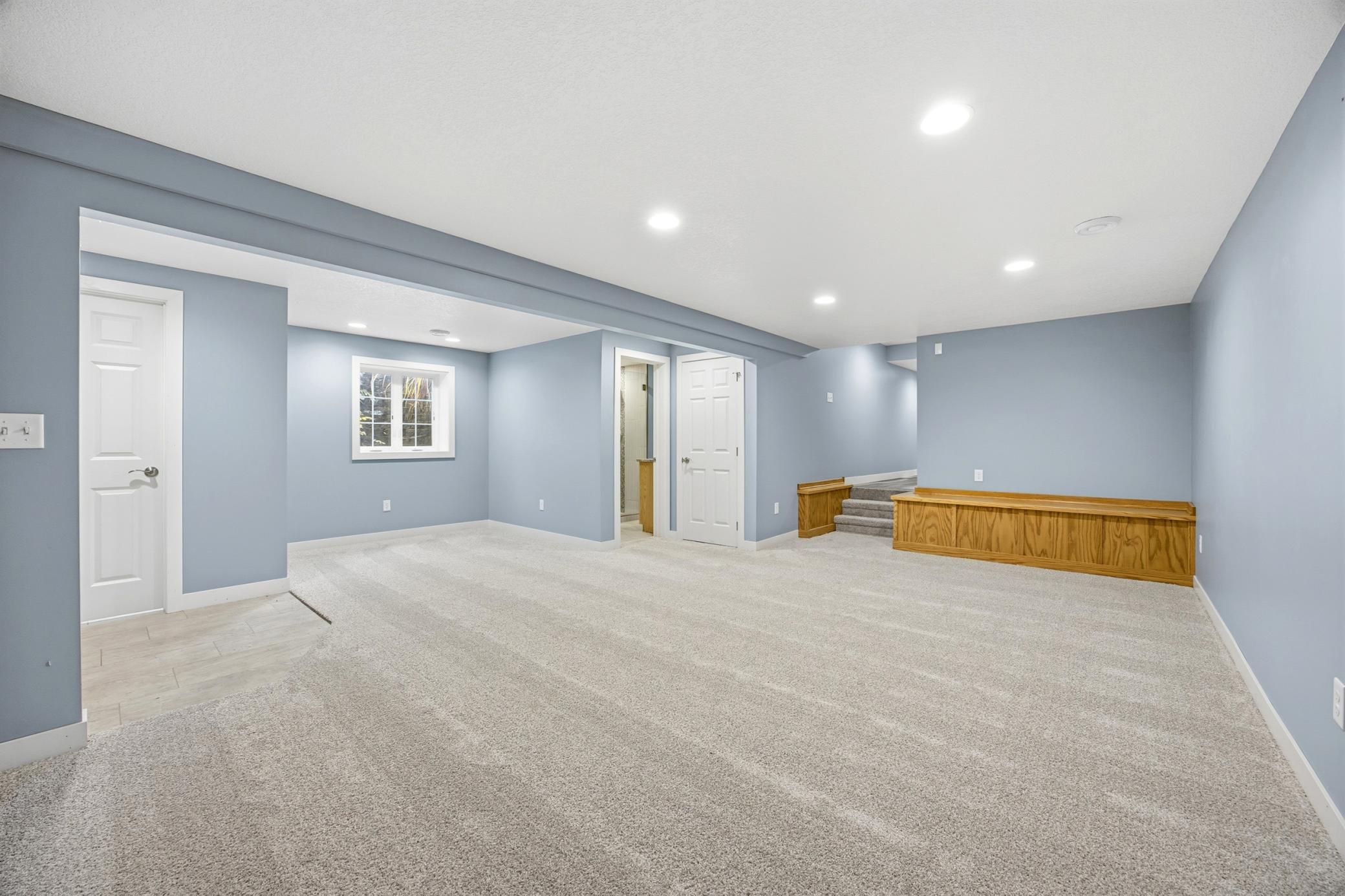 Lower level family room