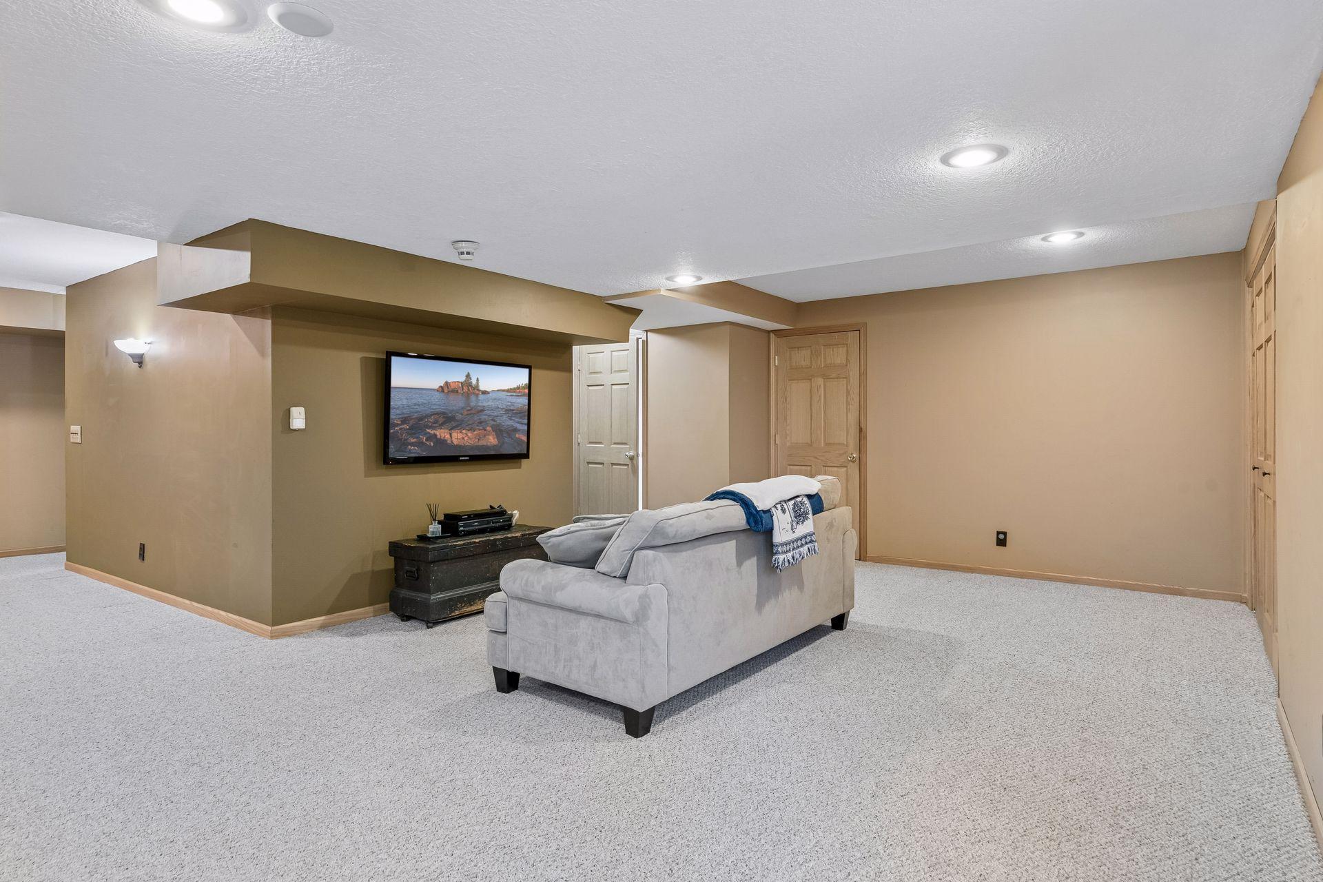 Lower level family room