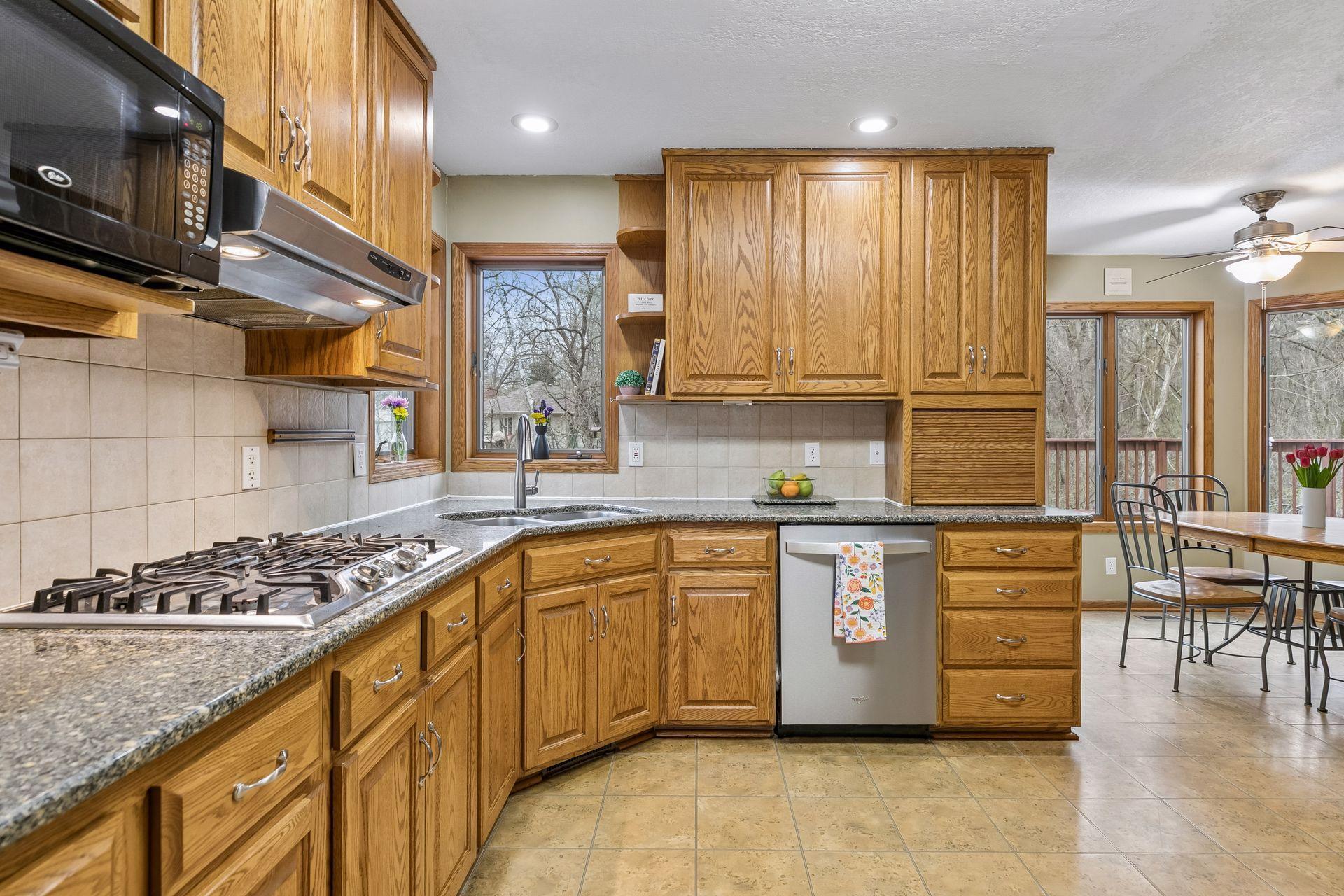 Abundance of cabinet space