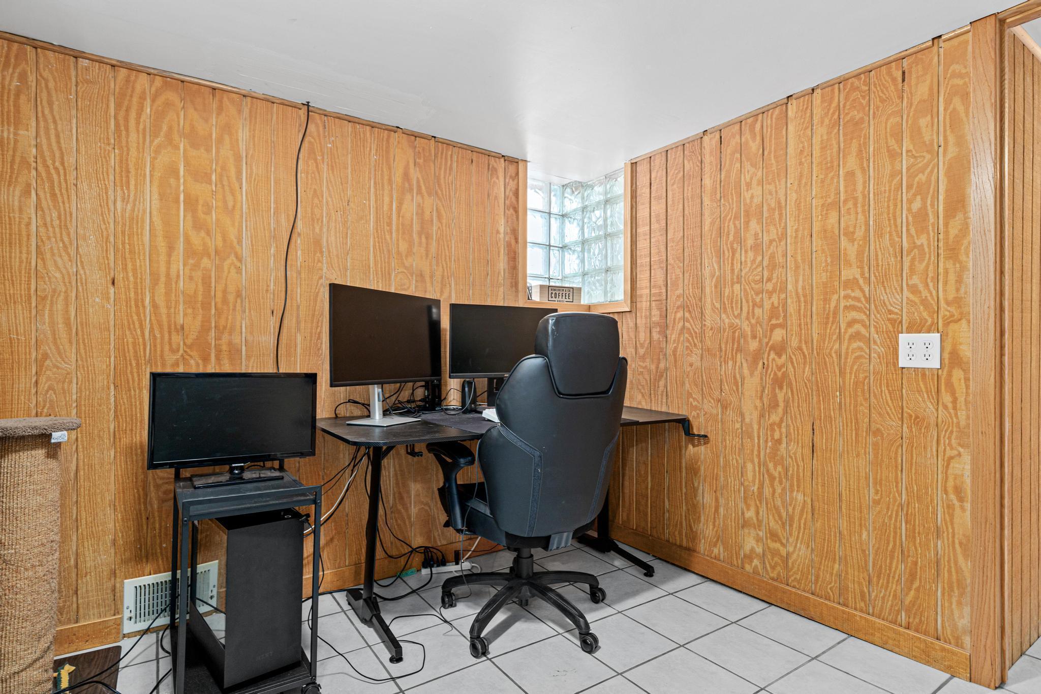 Basement office