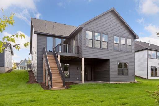 Paver patio at walkout