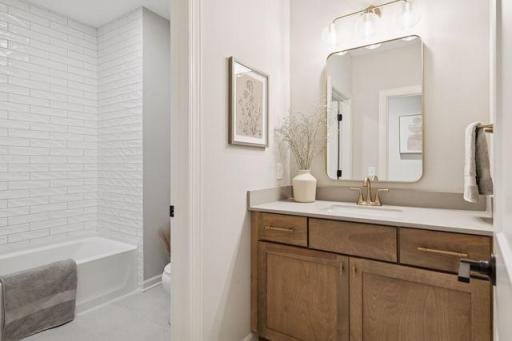 lower level bathroom