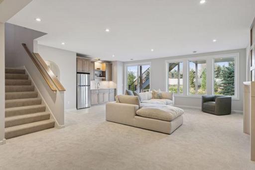 lower level family room