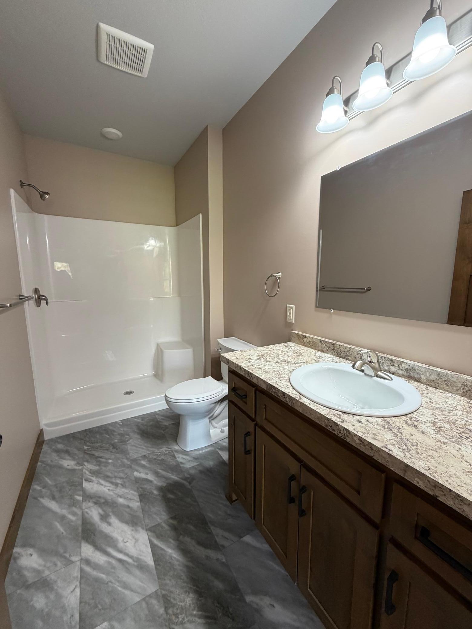 Walk in Master Shower