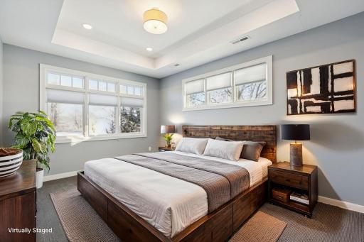 951 Cedar - Primary Bedroom - Virtual Stage