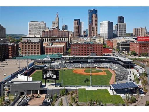 Walk to a St. Paul Saints baseball game 15 minutes away