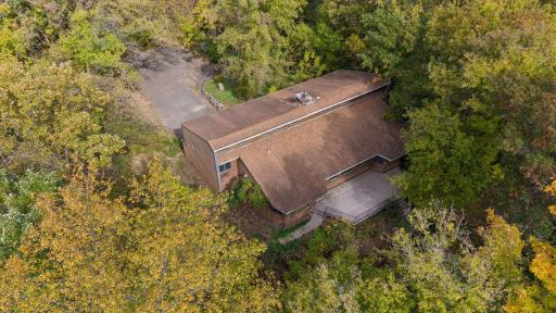 A look from above - with the deck facing the water.