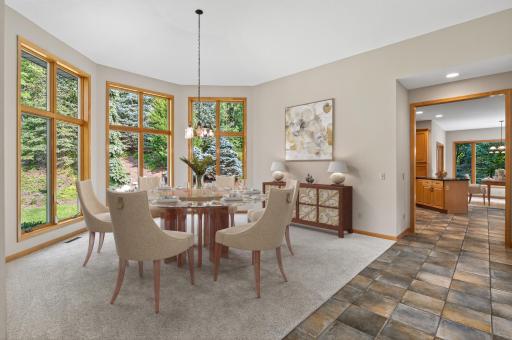 Main Level Formal Dining Room - Photo is Virtually Staged