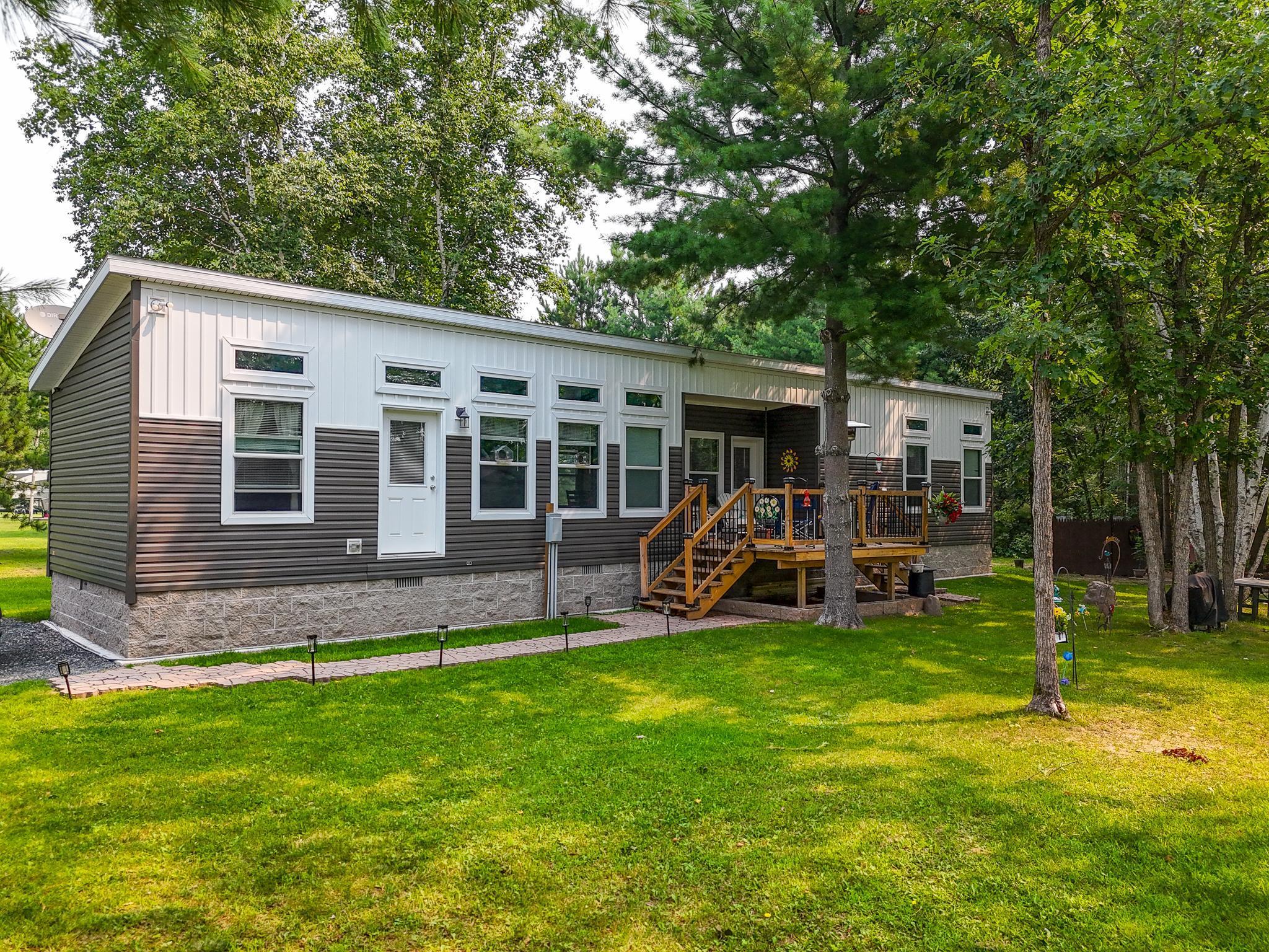 There are 12- Year round lots. They average 45x120', water lines, meter with 300 amps for mobile homes or park models.