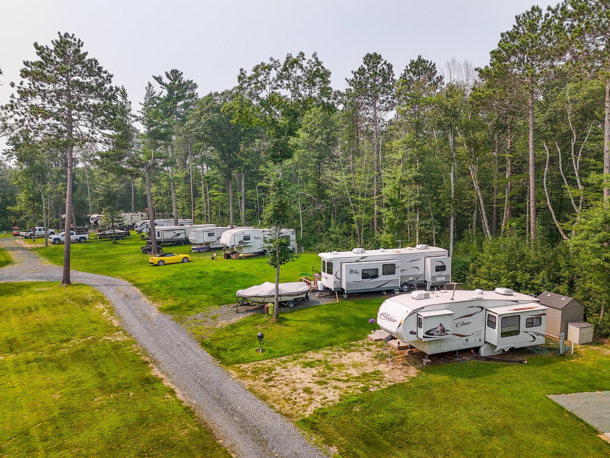 Gravel roads are well maintained