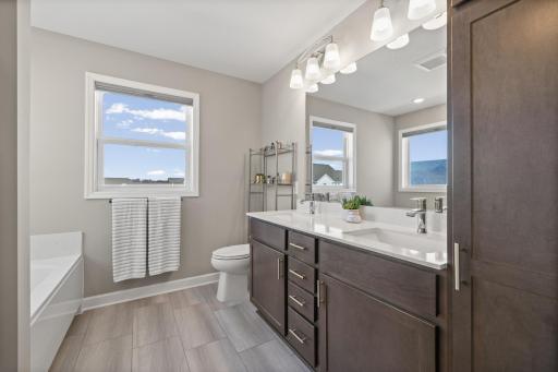 Primary Bath w/ Double Vanities