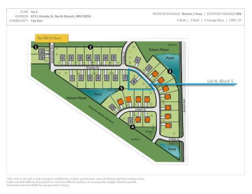 Homesite. Photos and renderings may not depict actual plan, materials, & finishes may vary. All measurements are approximate.