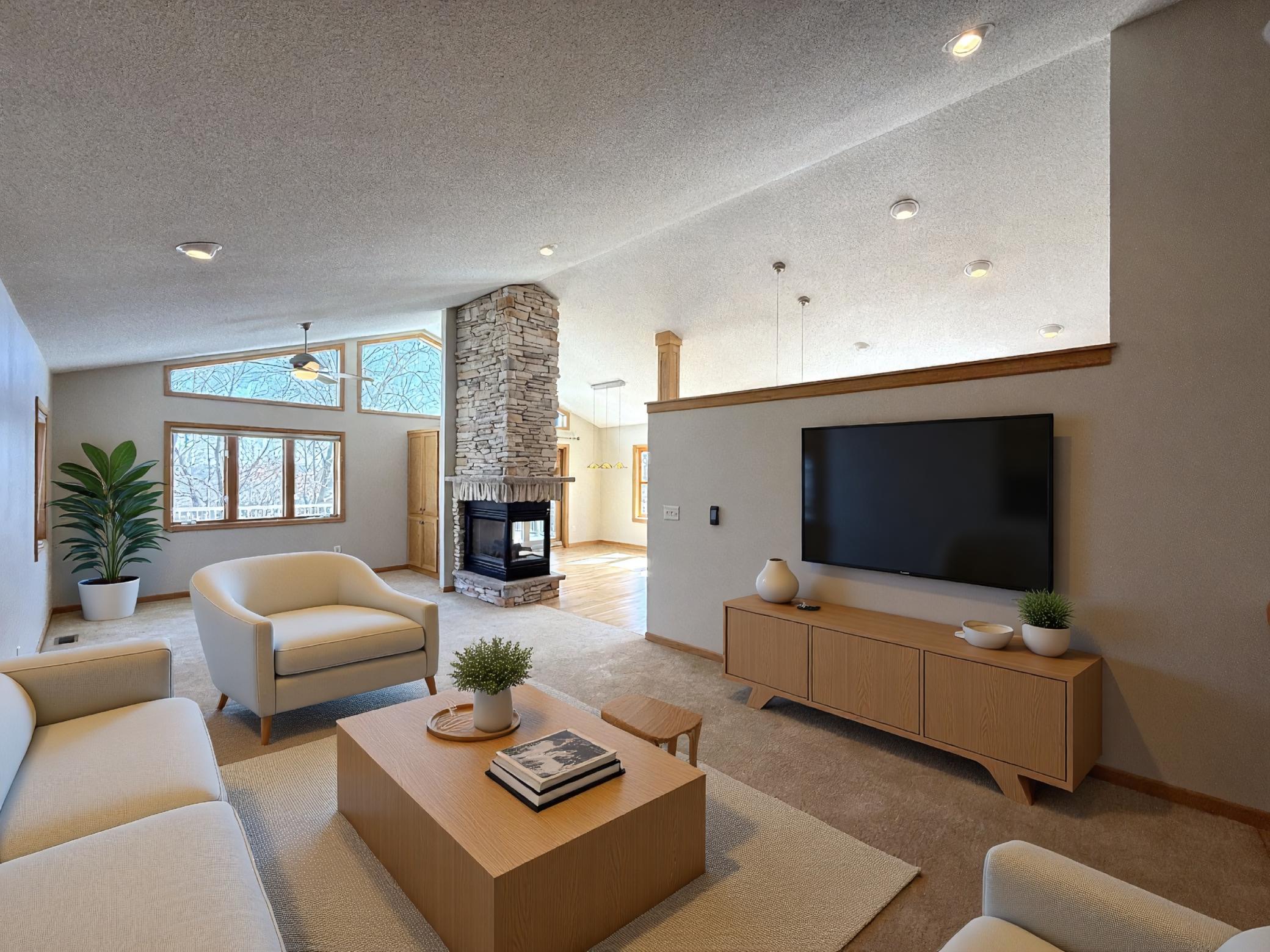 Virtually Staged, Living Room