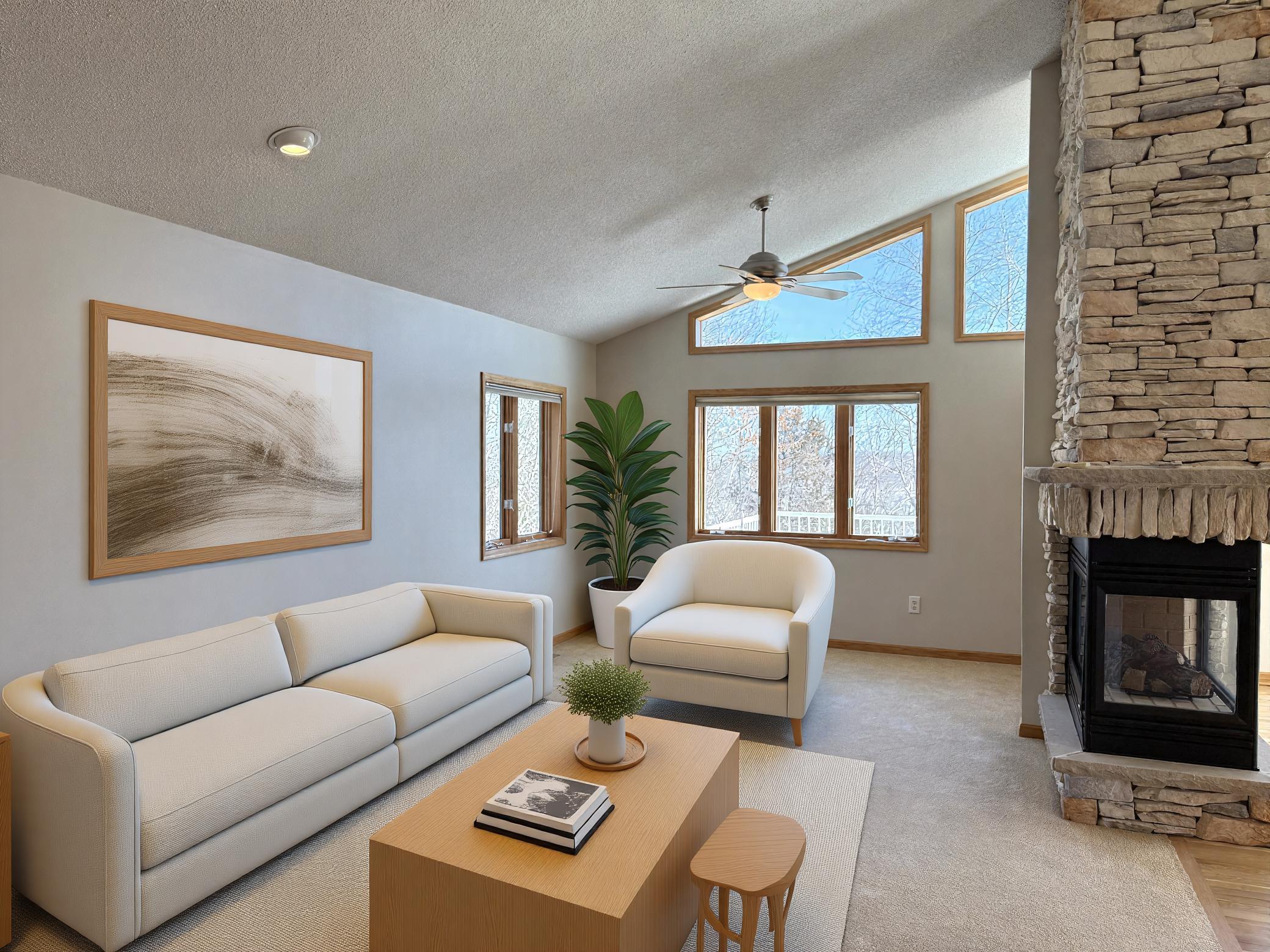 Virtually Staged, Living Room