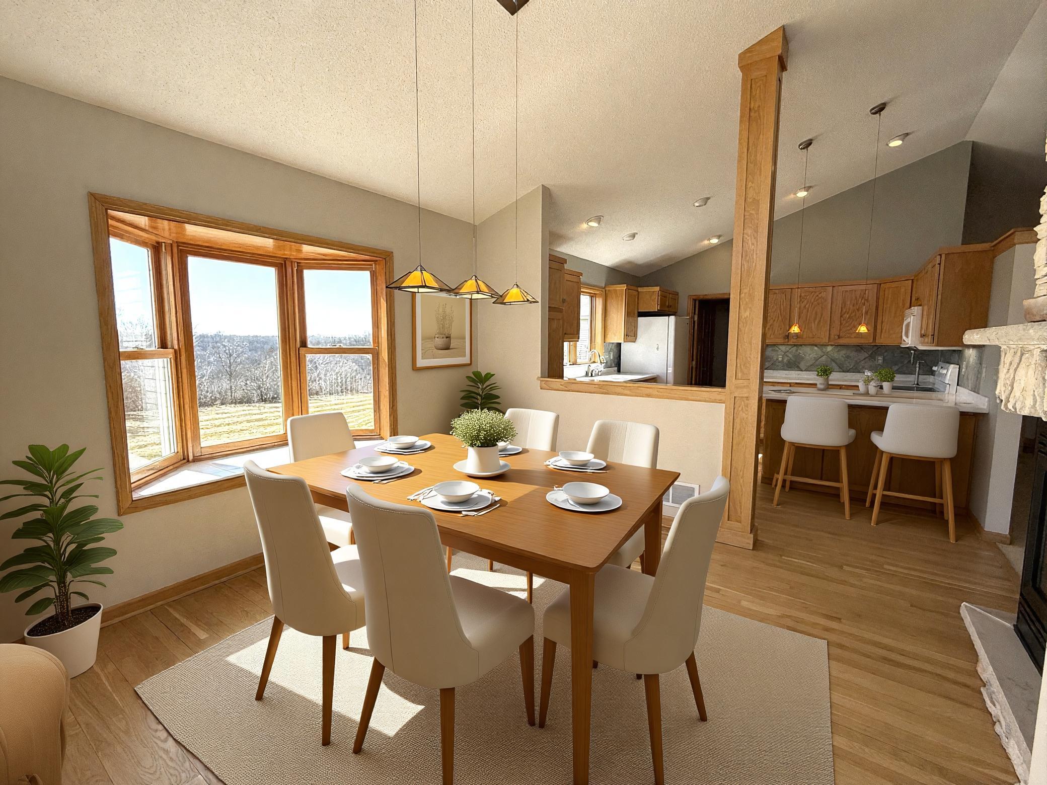 Virtually Staged, Dining Room