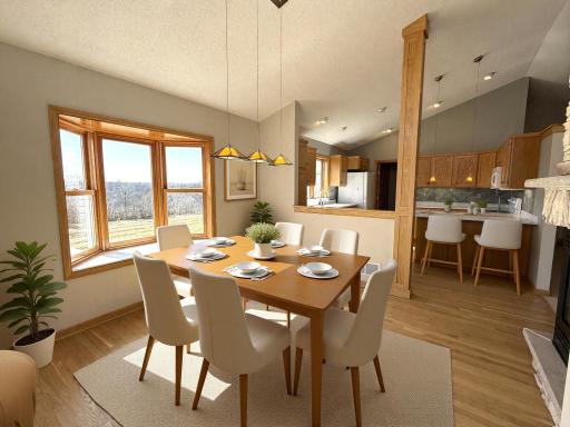 Virtually Staged, Dining Room