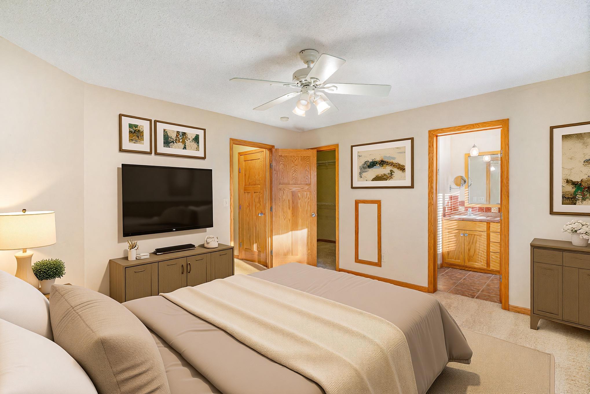 Virtually Staged, Primary Bedroom