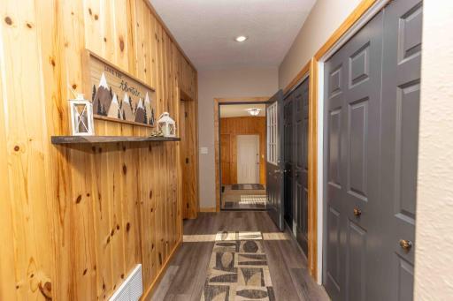 Hallway from breezeway to main house.