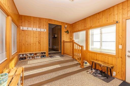 Breezeway between house and garage.