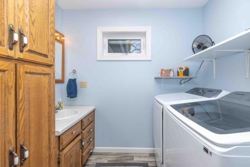 Main floor laundry - washer and dryer included