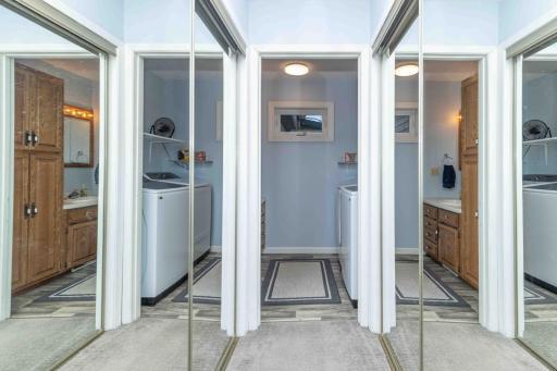 2nd bedroom has 2 large closets in