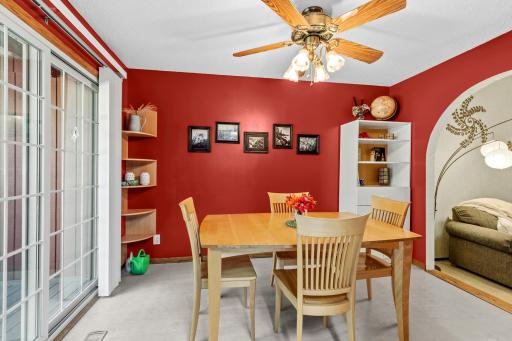 Dining room- this wall is shared with the addition.