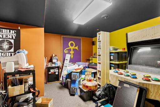 Currenty used as a hobby space. This addition has its own separate HVAC.