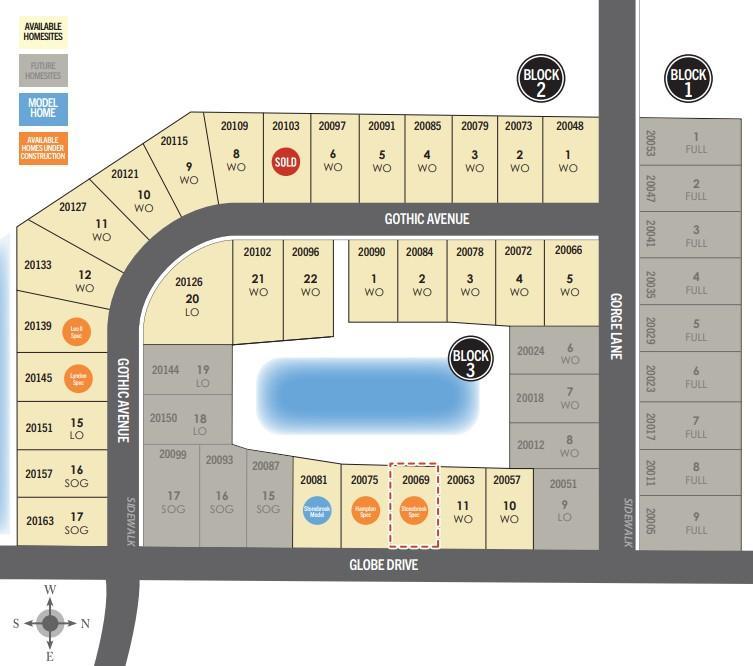 20069 Globe Drive | Lot Location