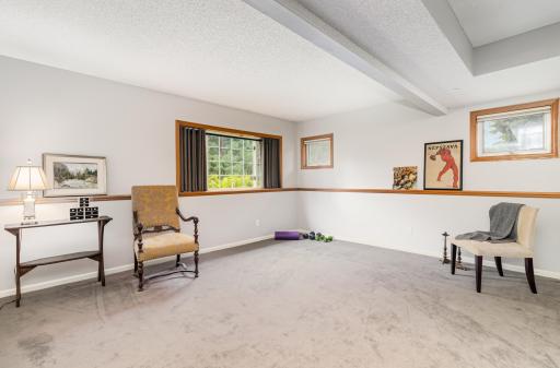Lower level family room offers a multitude of uses!