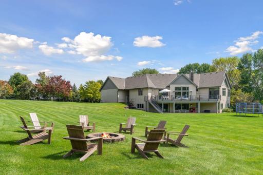 Private and serene - situated on a cut-de-sac with five custom homes.