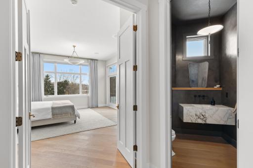 Entrance to primary bedroom with gorgeous western views.