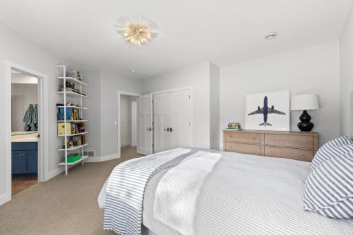 lower level bedroom with bathroom ensuite.
