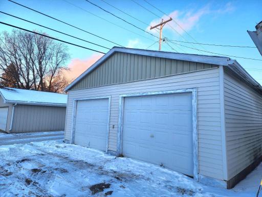 Small garage exterior
