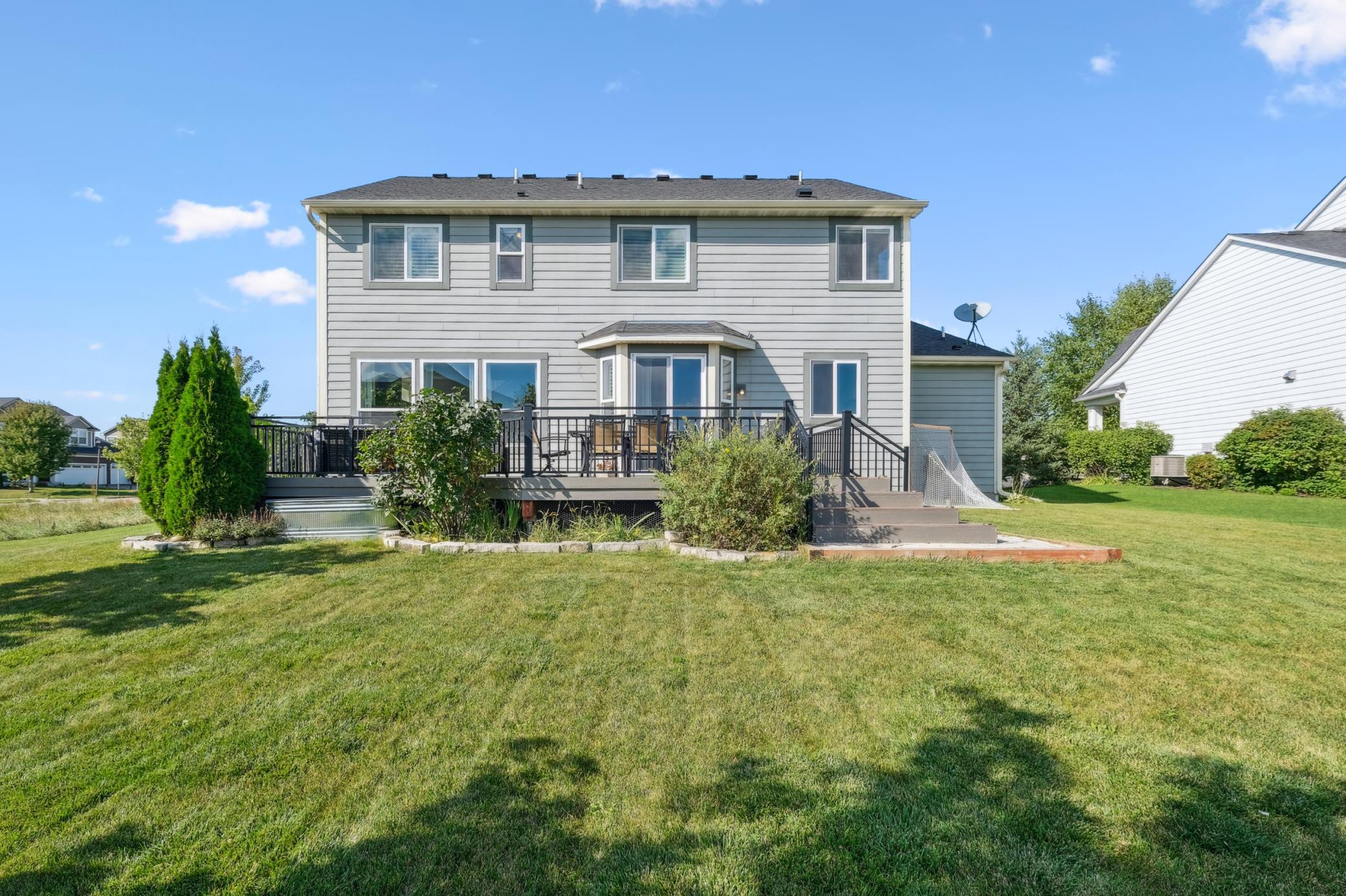 Upgraded landscaping