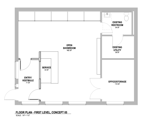 FLOOR PLAN -CONCEPTUAL CONFIGURATIONS