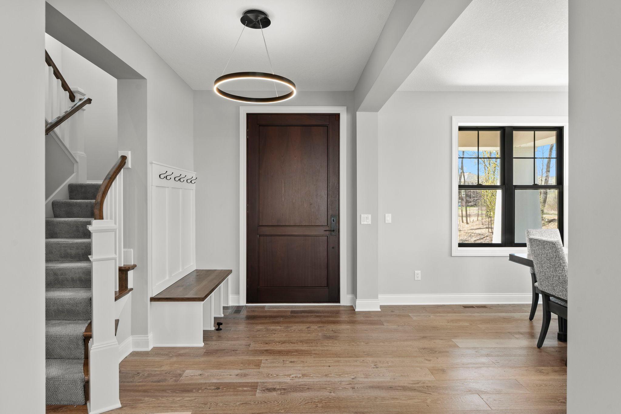 Impressive entry door