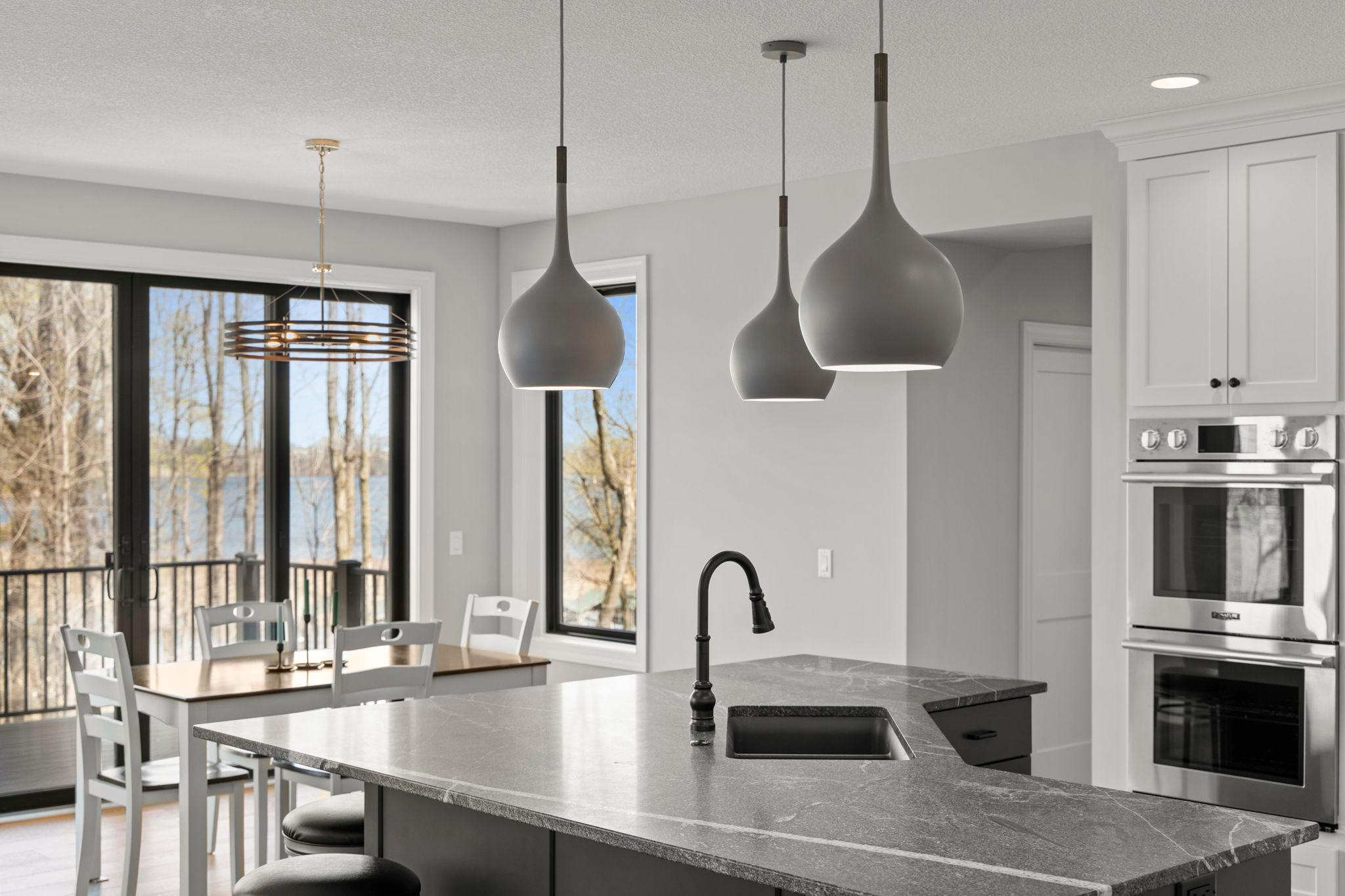 Anderson, black framed windows throughout the home