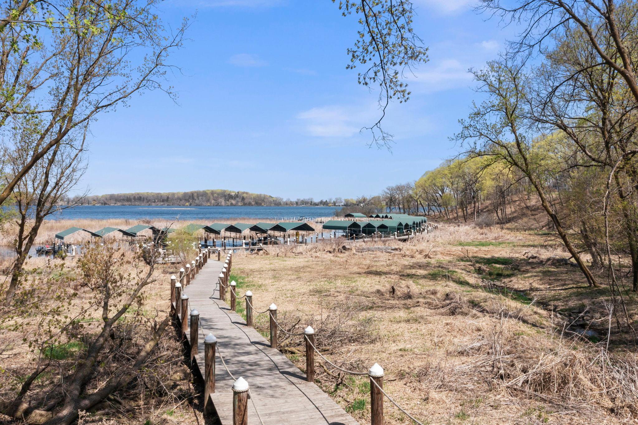 HOA maintained dock slip #112